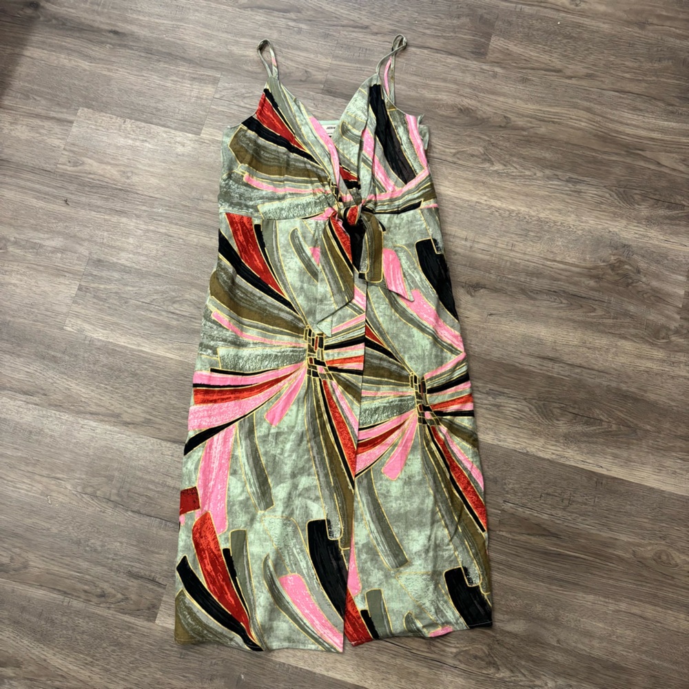 Jason Wu Green and Pink Striped Garment